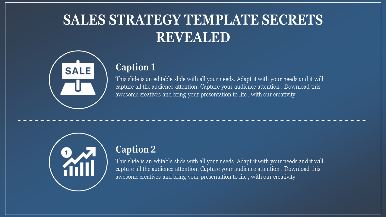 Enrich Your Sales Strategy Presentation Template  Slide
